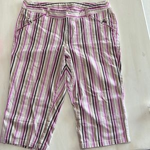 Lane Bryant - Venezia capris pants, purple, size 20.